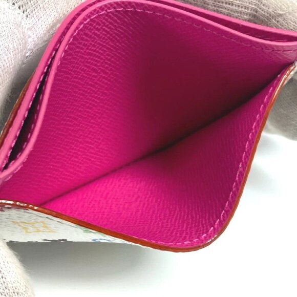 LOUIS VUITTON M13403 Takashi Murakami Porte Cult-Simple Card Holder Case Unused - Picture 5 of 11